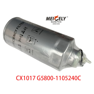 Συλλέκτης CX1017 Φίλτρο καυσίμου κινητήρα G5800-1105240C Για φίλτρο VOL-VO