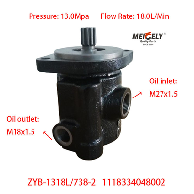 Αποθεματικό ZYB-1318L/738-2 Foton Ouman Dongfeng Διοικητική αντλία
