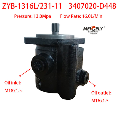 Τμήματα κινητήρα ZYB-1316L/231-11 Weichai Deutz Power Steering Pump
