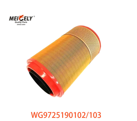 Κέντρο φίλτρου αέρα WG9725190102 Για την SINOTRUK HOWO WG9725190103