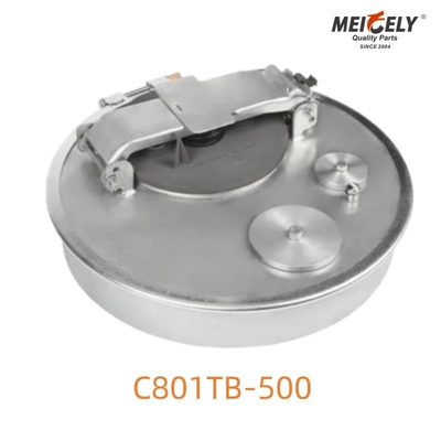 C801TB-500 Χυτοσίδηρο Hooped Manhole Cover Ιδανικό σφραγιστικό για φορτηγά δεξαμενών
