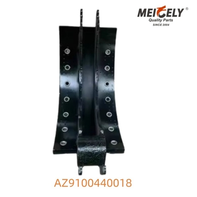 AZ9100440018 OEM Σύνθεση παπουτσιών φρένων υψηλής απόδοσης για βαριά χρήση για Howo
