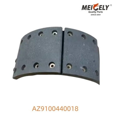 AZ9100440018 OEM Σύνθεση παπουτσιών φρένων υψηλής απόδοσης για βαριά χρήση για Howo