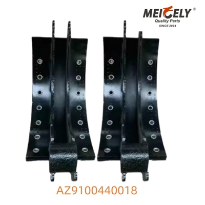 AZ9100440018 OEM Σύνθεση παπουτσιών φρένων υψηλής απόδοσης για βαριά χρήση για Howo