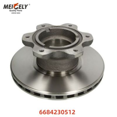 Εναλλακτικά μέρη Δίσκοι φρένων Ροτόρ φρένων 6684230512 6684230312 Για φορτηγό Mercedes Benz