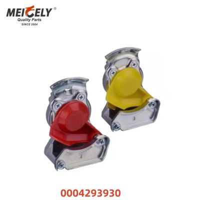 Ανταλλακτικά φορτηγών Ανταλλακτικά ρυμουλκουμένων Συμπλέκτης βαλβίδας 0004293930 Κεφαλή ζεύξης αέρος-φρένου για HOWO