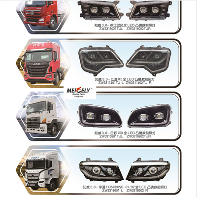 Νέος τύπος πλήρους φώτου LED για βαρέα φορτηγά JAC K5 Hino 700 Yutong